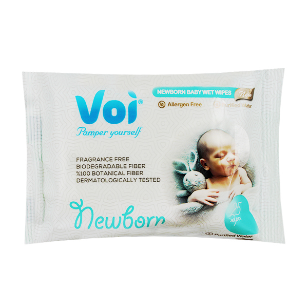 Voi Wet Wipes Newborn 25S