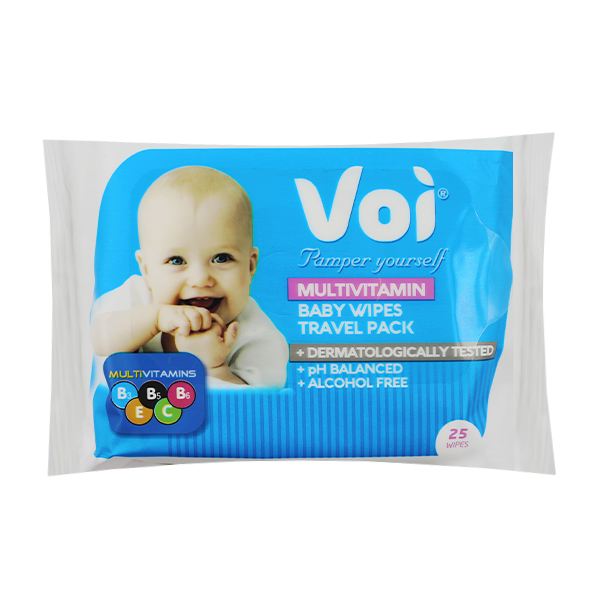 Voi Wet Wipes Travel Pack 25S