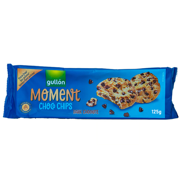 Gullon Choco Chips Dark Chocolate 125Gr