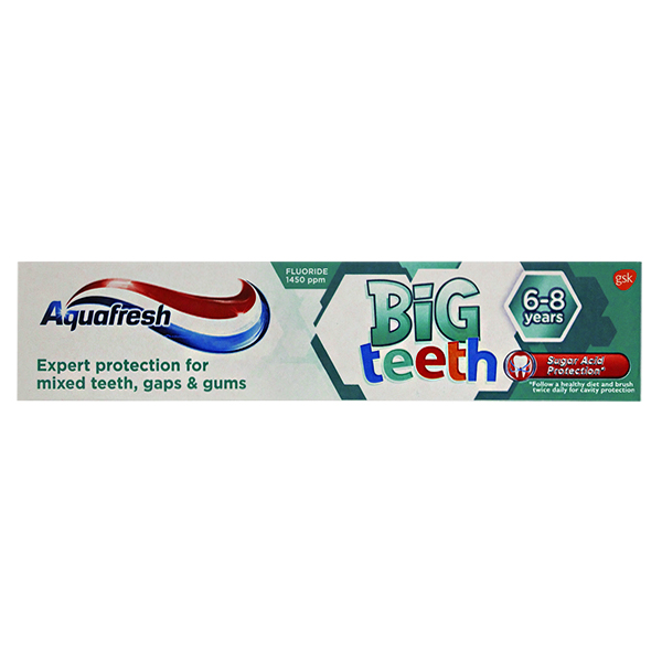Aquafresh Big Teeth 6-8 Years