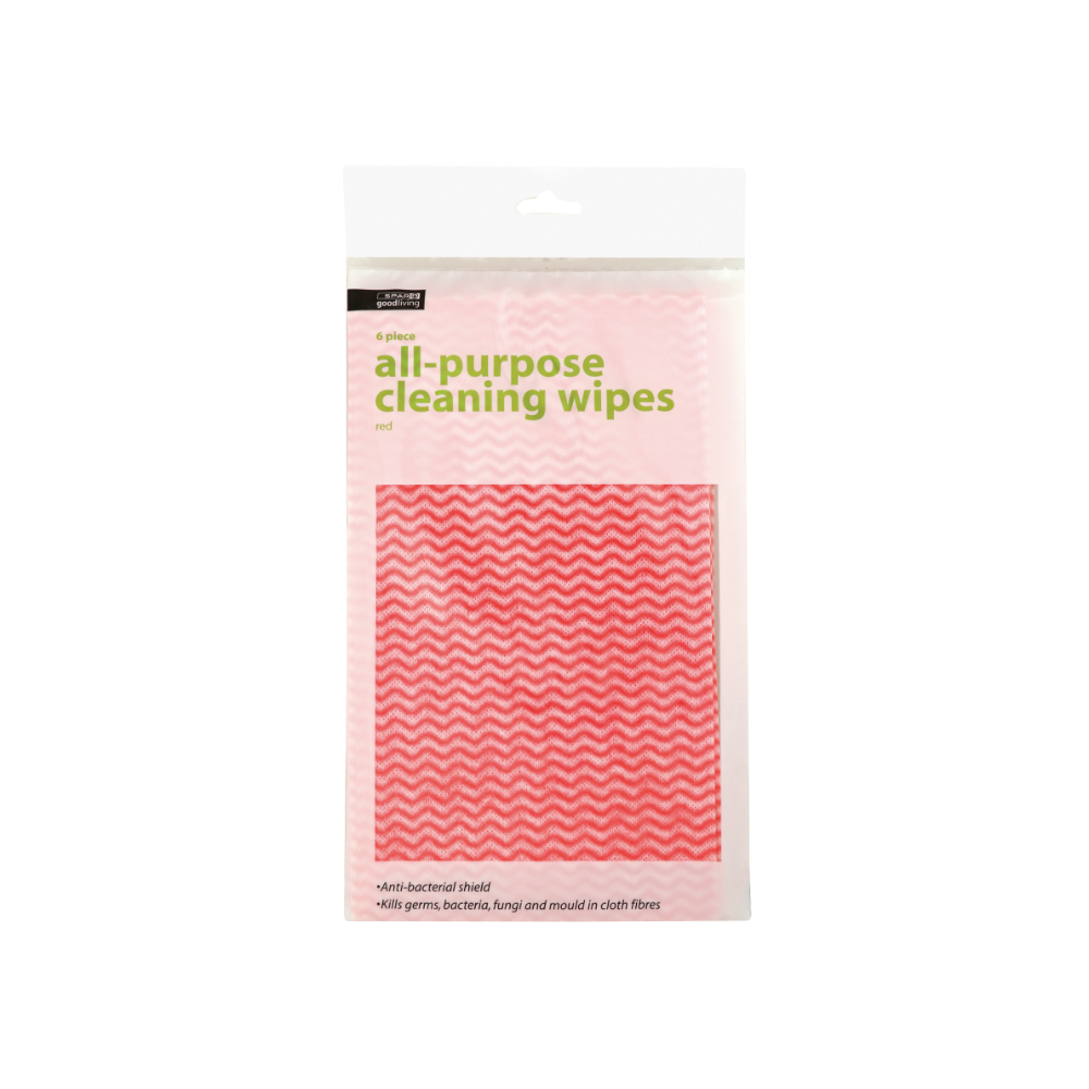 Good Living Cleaning Wipes Red 6S