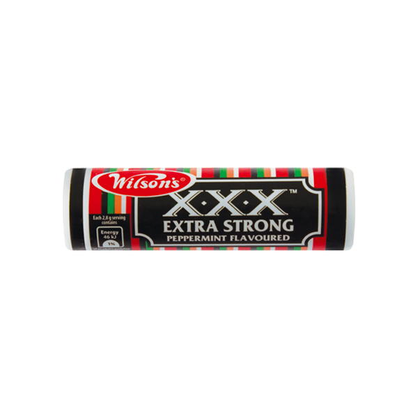 Wilsons Xxx Extra Strong Pepermint 26g