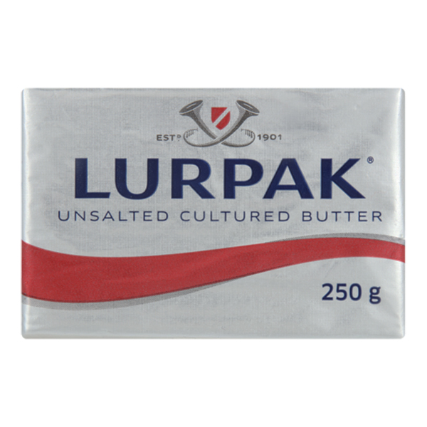 Lurpack Manteiga S/Sal Barra 250g