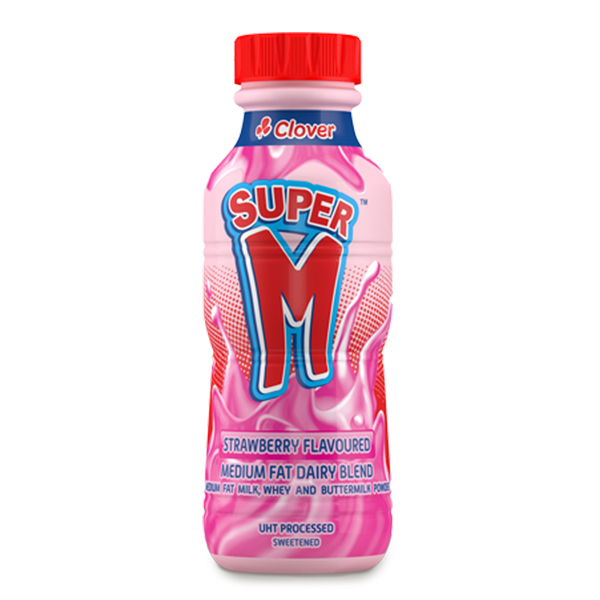 Clover Super M Strawberry, 300 ml