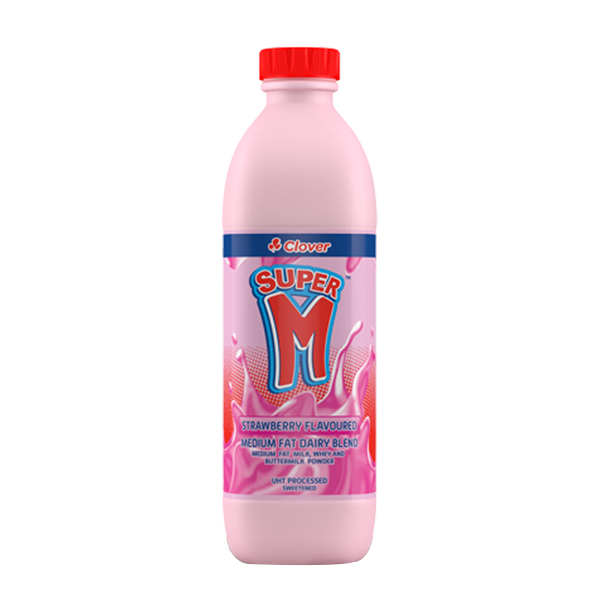 Clover Super M Strawberry 1L
