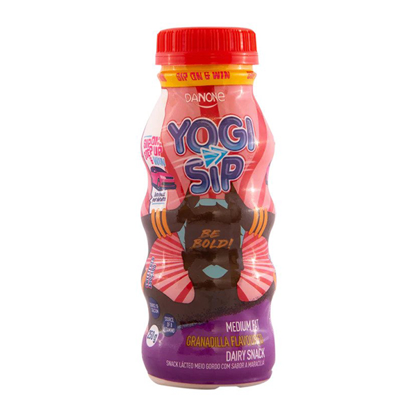 Danone Yogi Sip Drink Yogurte Granadila 250g