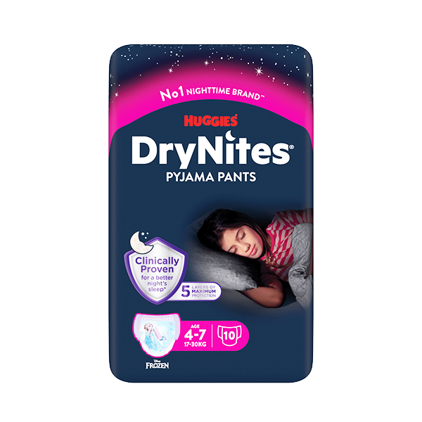 Huggies Drynites Pyjama Age 4-7 Frozen 10S