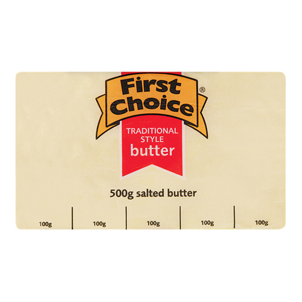 First Choice Manteiga C/Sal 500Gr