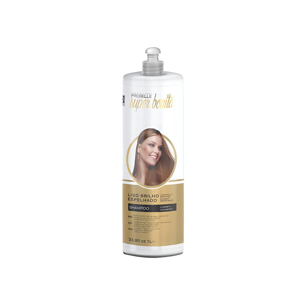 Probelle Shampoo Liso Brilho Espelhado 1L