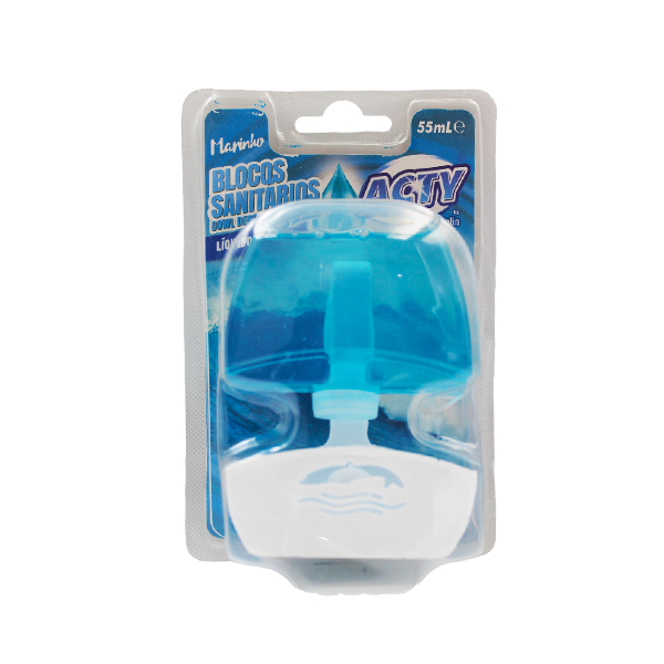 Bloco Sanitário Acty 55ml Liquido Mix-Marinho