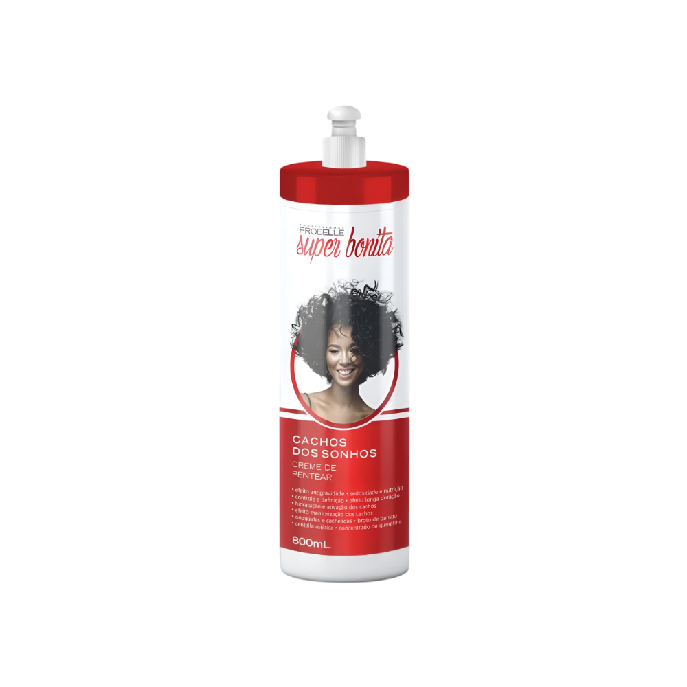 Probelle Creme Para Pentear Cachos Dos Sonhos 800ml