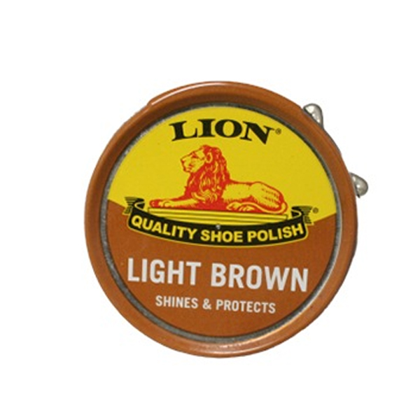 Lion Pomada De Sapatos Light Brown 50ml