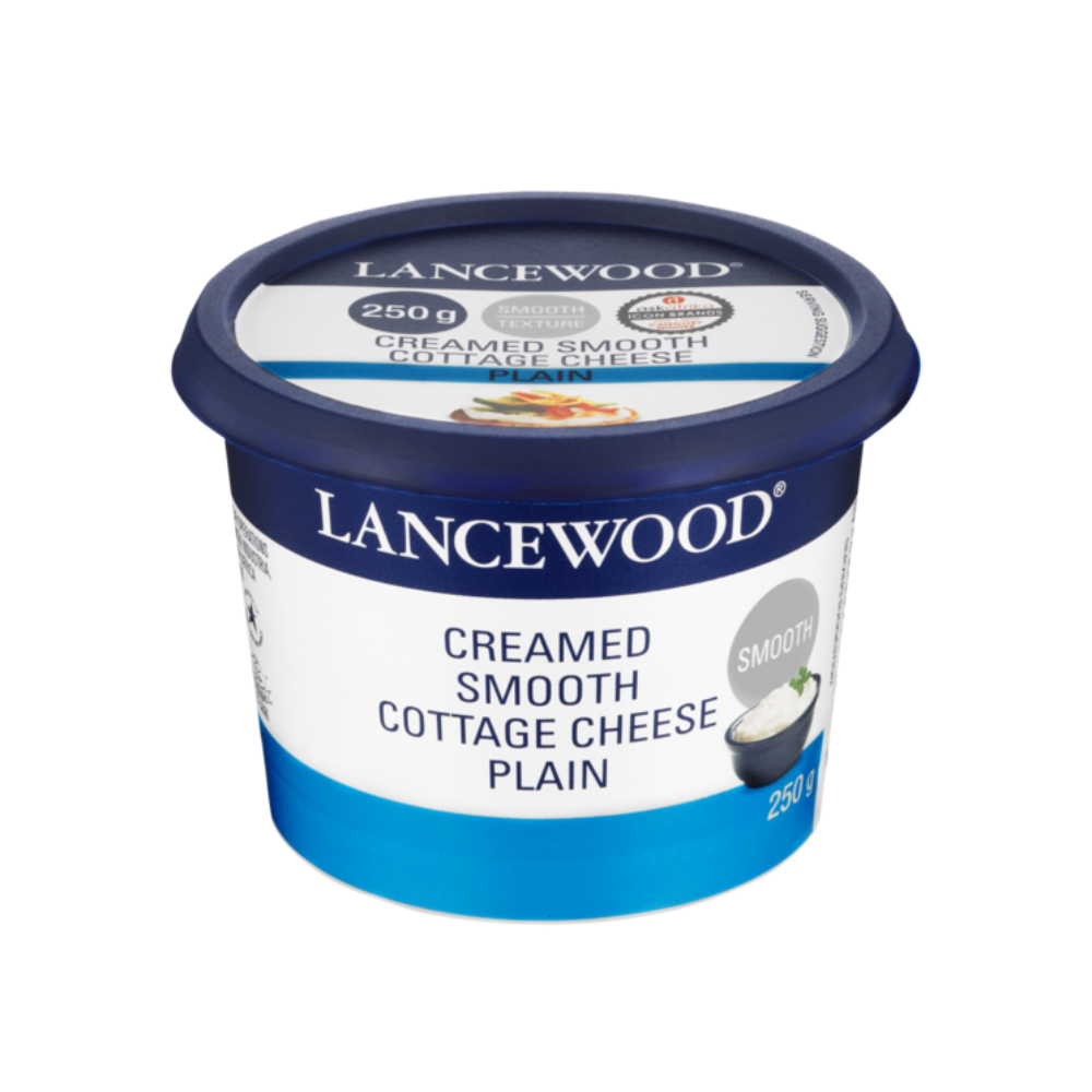 Lancewood Creamed Smooth Cottage Cheese Plain 250g