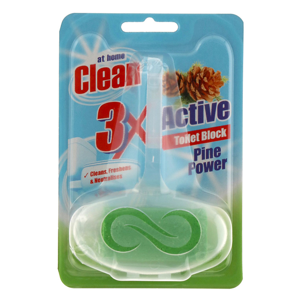 At Home Clean Toilet Block Pine Power 40Gr