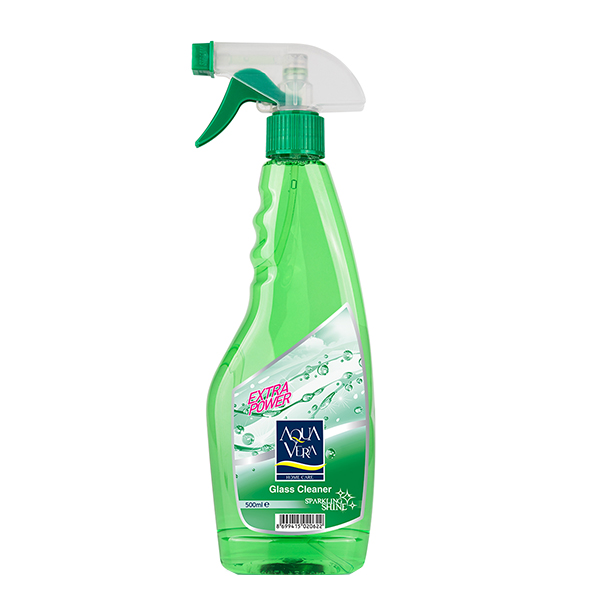 Aqua Vera Limpa Vidro Verde Spary 500ml