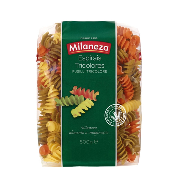 Massa Milaneza 500g Espirais Fusilli