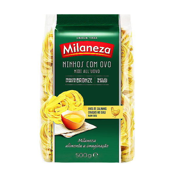 Massa Milaneza 500g Ninhos Com Ovo