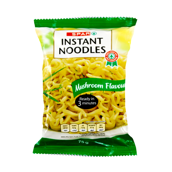 Spar Instant. Noodles Mushroom 75g