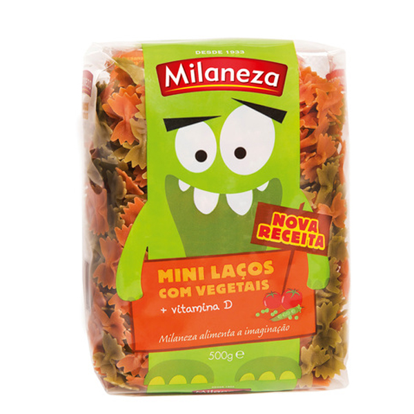 Milaneza Massa Mini Lacoscom Vegetais 500g
