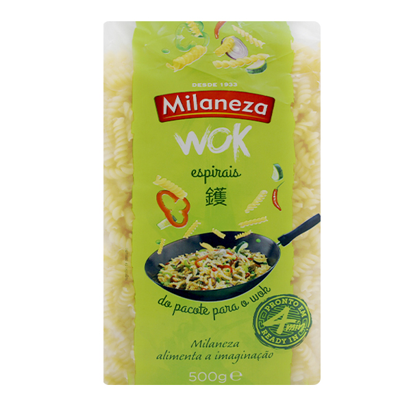 Milaneza Massas Espirais Wok 500Gr