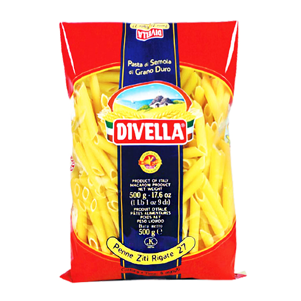 Divella Penne Ziti Rigate 27 500Gr