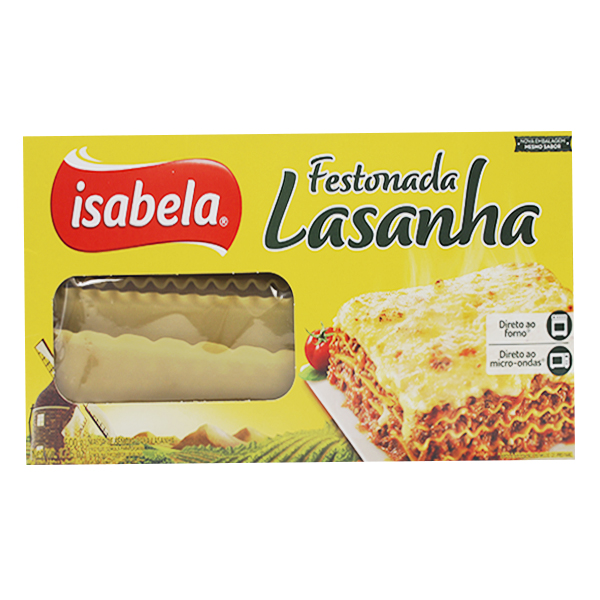 Isabela Massa Lasanha 500Gr