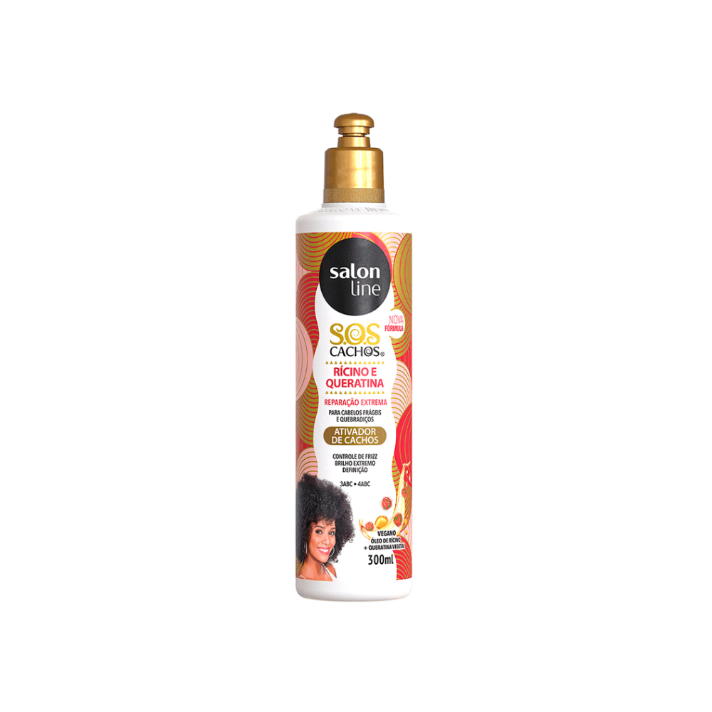 Condicionador Salon Line 300ml S.o.s Mix-Ricino E Queratina