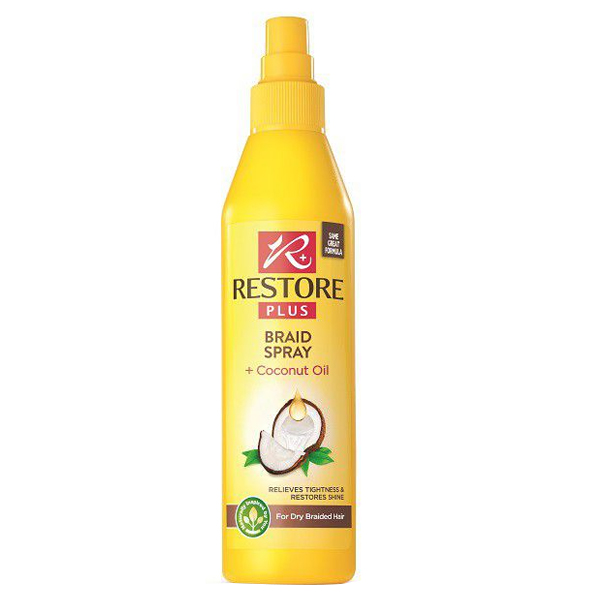 Restore Plus Braid Spray Coconut Oil 250ml