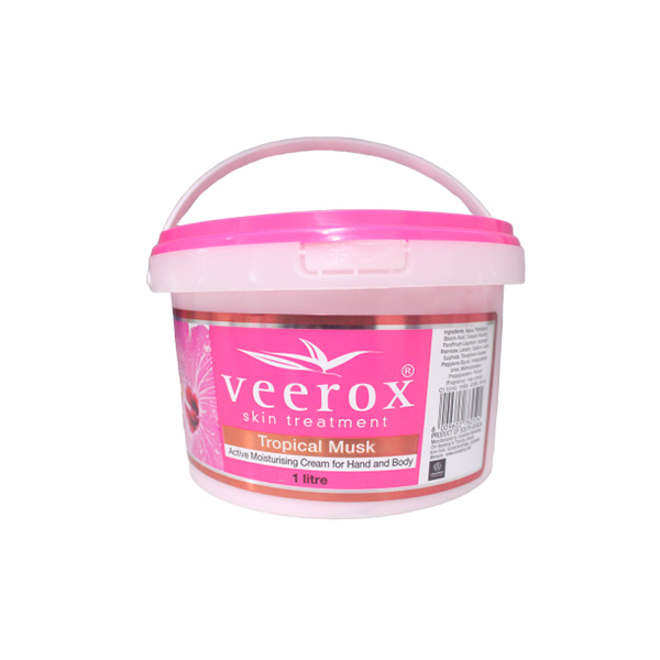Veerox Tropical Musk Cream Hand Body 1L
