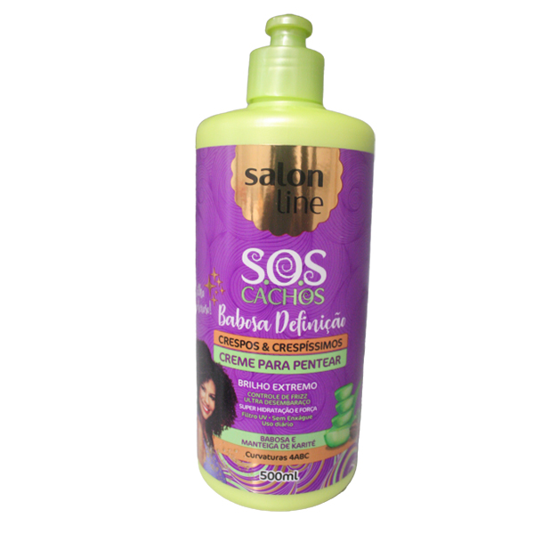 Salon Line Creme P/Pentear Brilho Max.500g