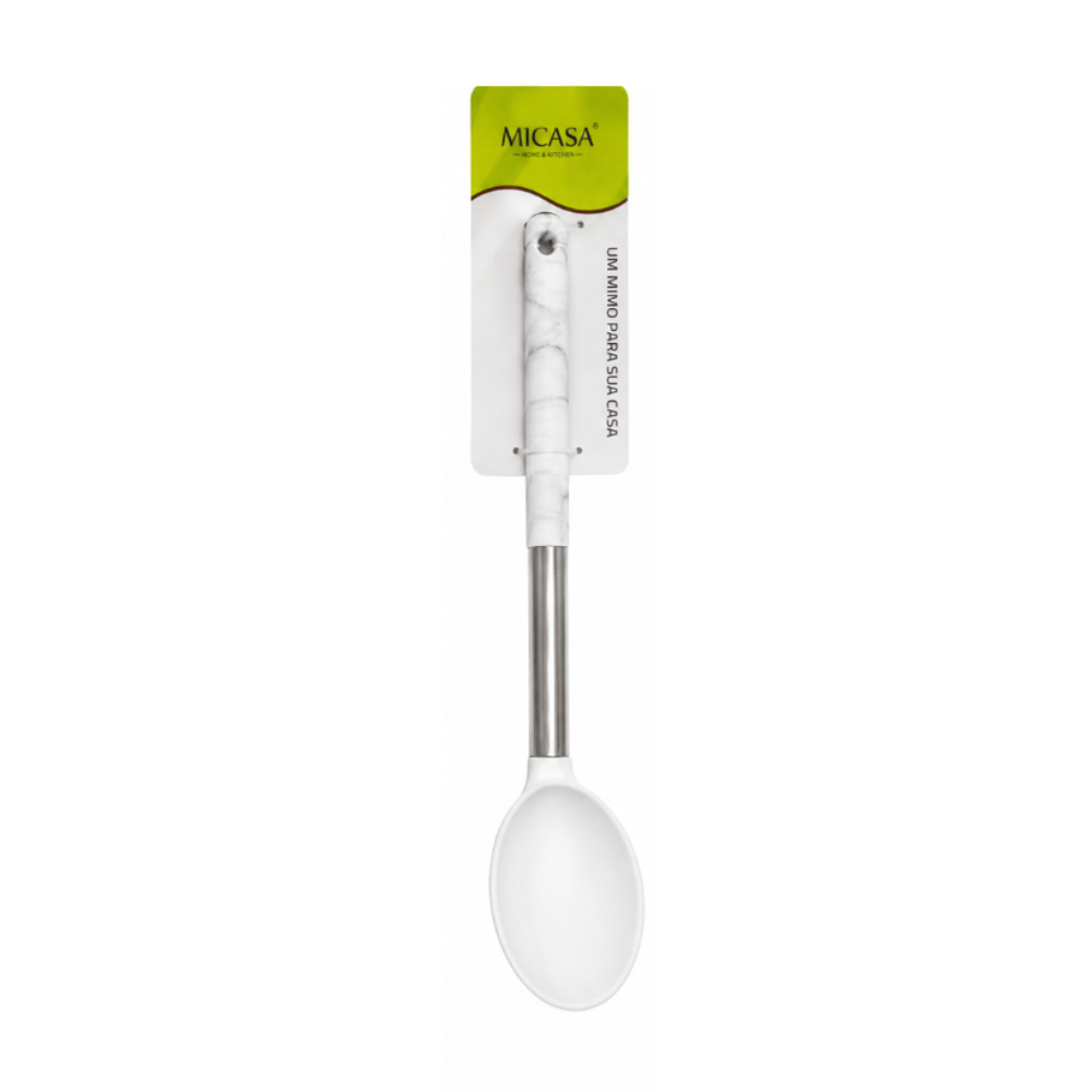 Micasa Colher De Servir Silicone C/Cabo Inox Mhk-9579