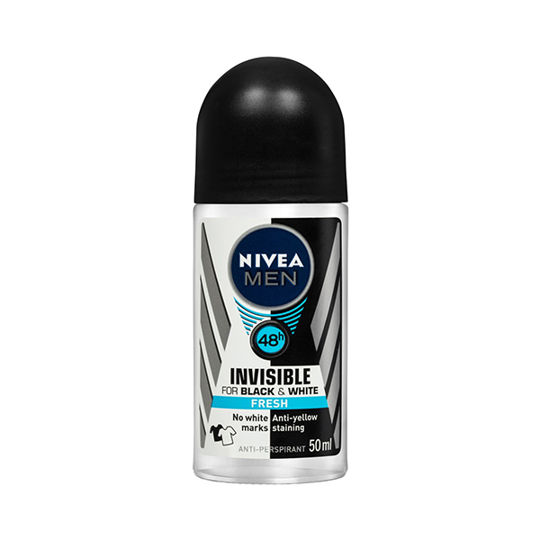 Roll On Nivea 50ml Mix-Deep Black Carbon Dark Wood