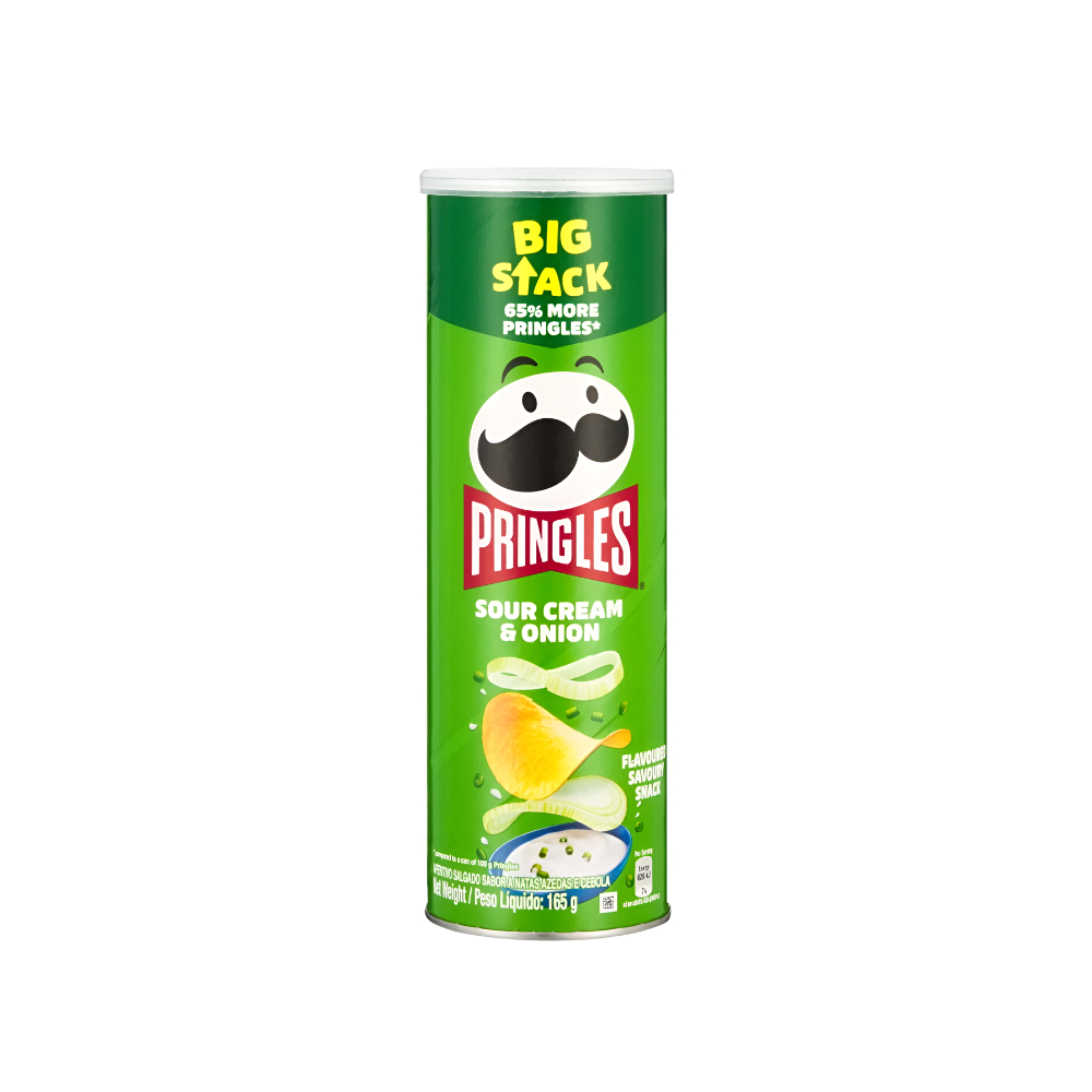Pringles Sour Cream E Onion 165g