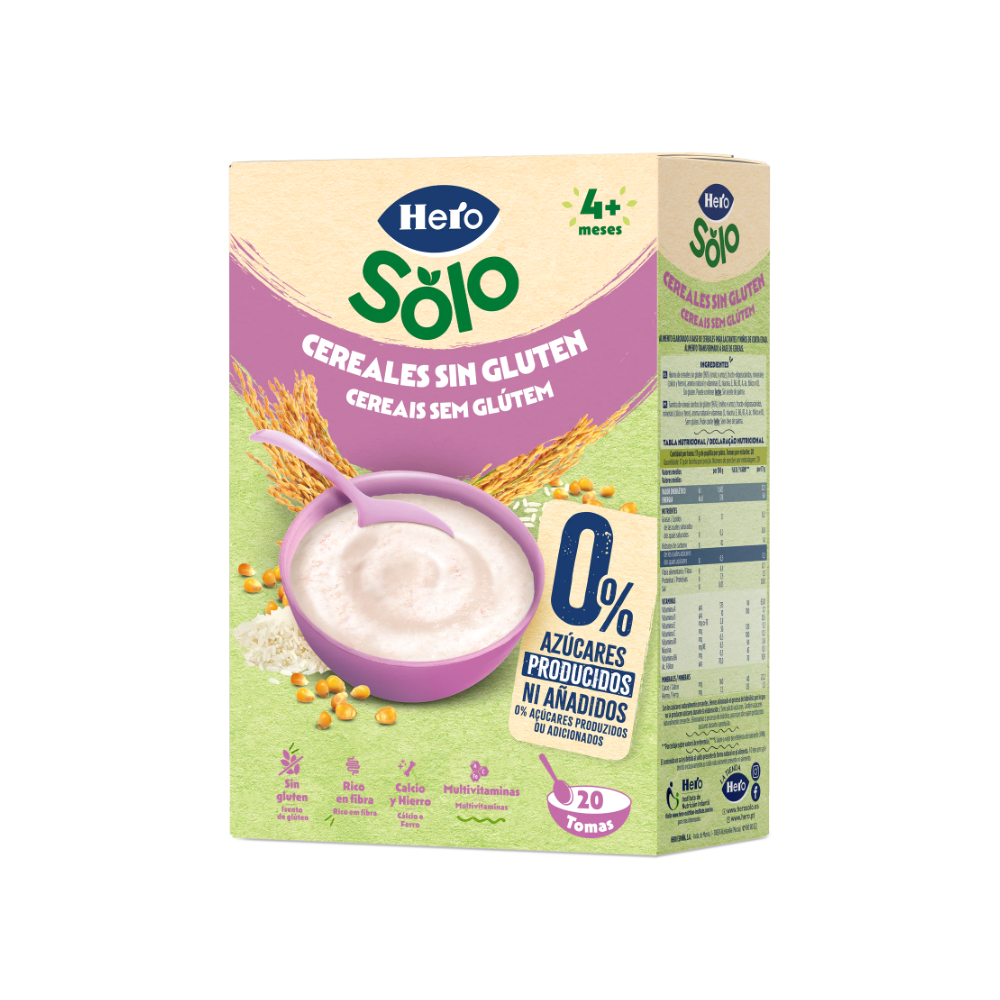 Hero Solo Cereias Sem Glutem 340g