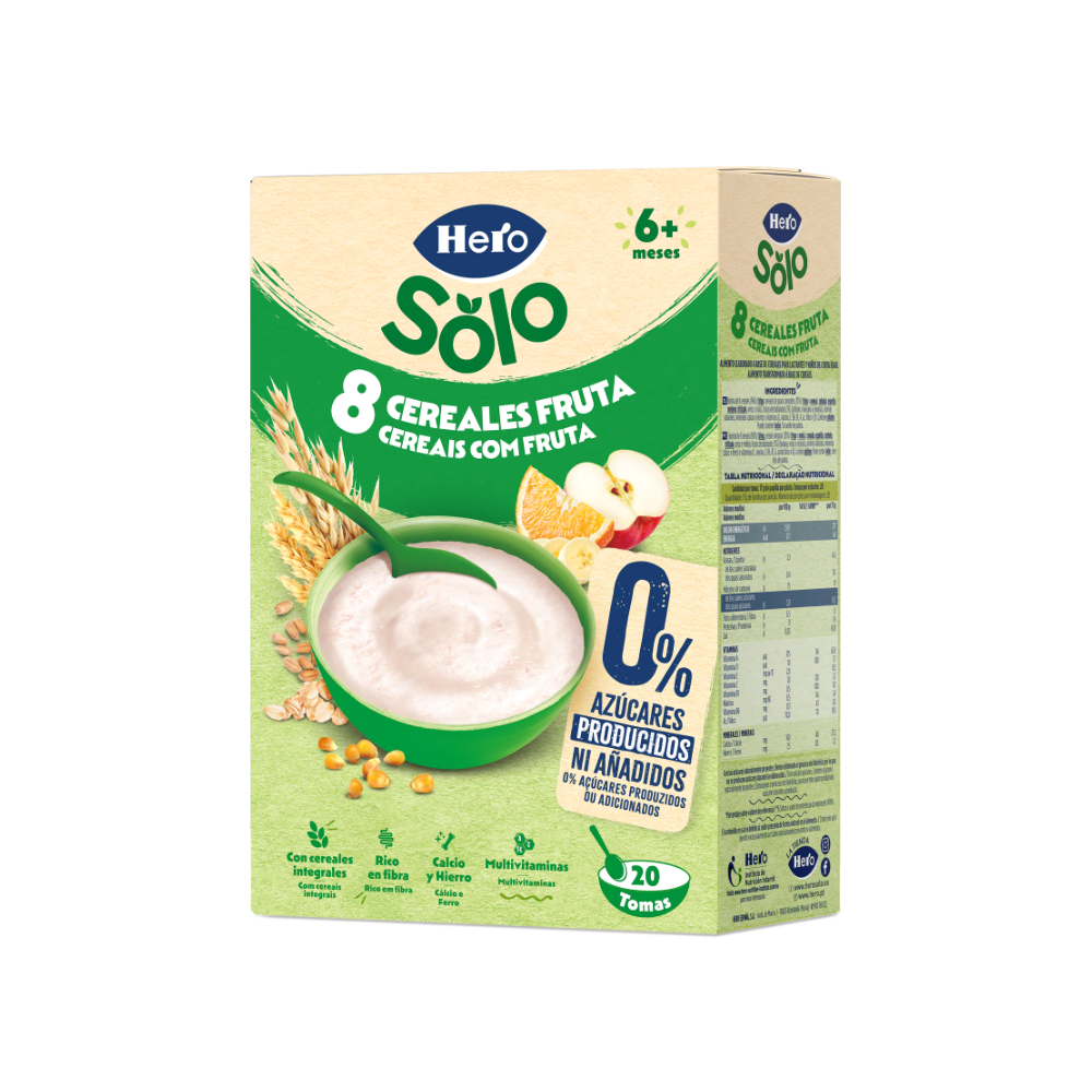 Hero Cereais E Frutos Vermelhos 6+Meses 340g