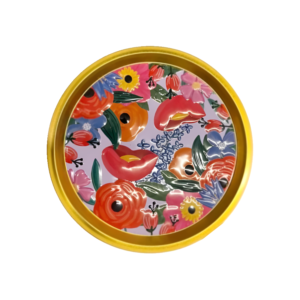 Beckys Butter Flavour Cookies Tin Flowers 340g