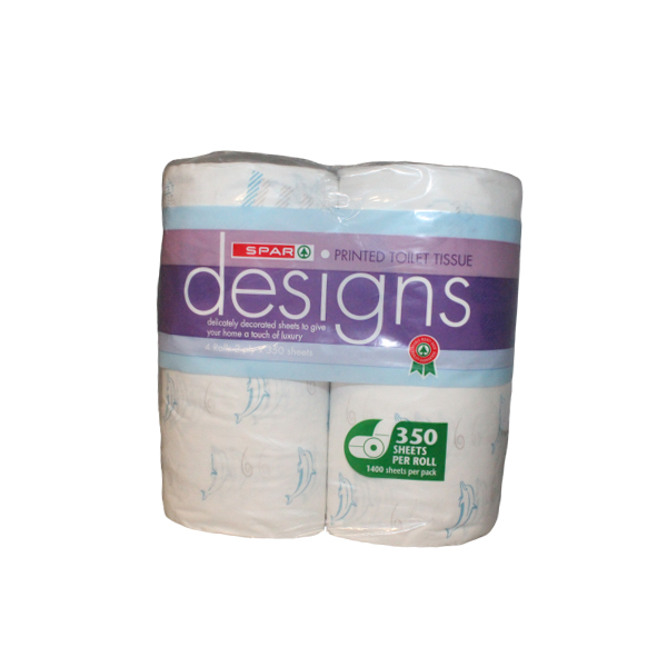 Spar Toilet Tissue Designs 4Rols