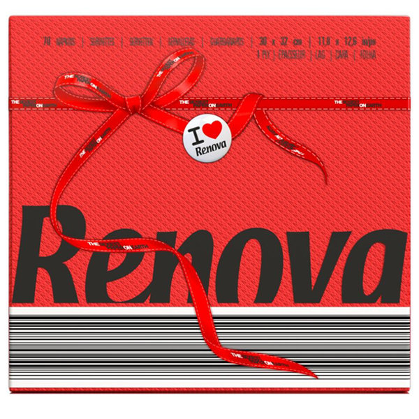 Renova Guardanapo Tipo E Verm. (30 X 32)
