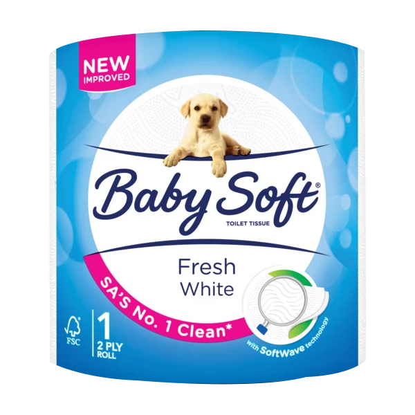 Baby Soft Papel Higenie Fresh White 2Folha