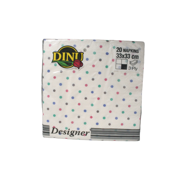 Dinu Guardanapo 3Ply Polka Dots