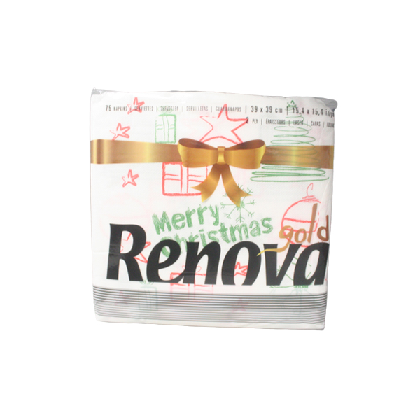Renova Guardanapo Art Natal Maxi 39X39Cm