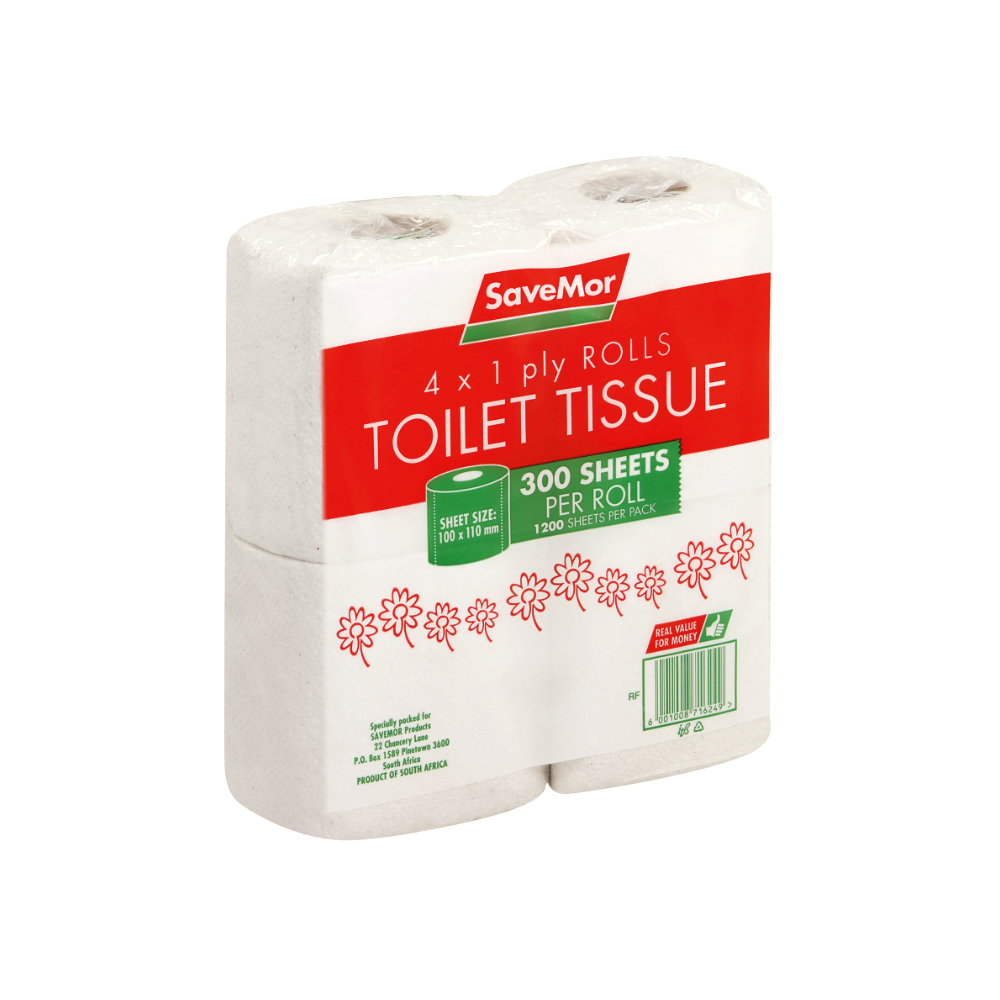 Savemor Toilet Tissue 1*4 Rolls