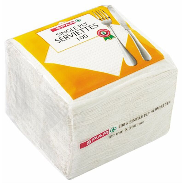 Spar Quardanapo 100 Unidad