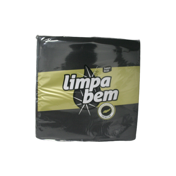 Limpa Bem Guardanapo Preto 40S