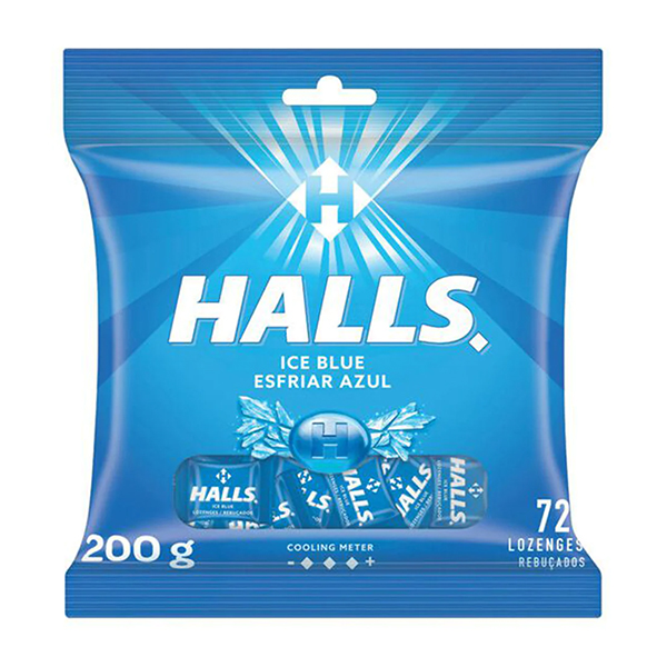 Halls Ice Blue 200Gr