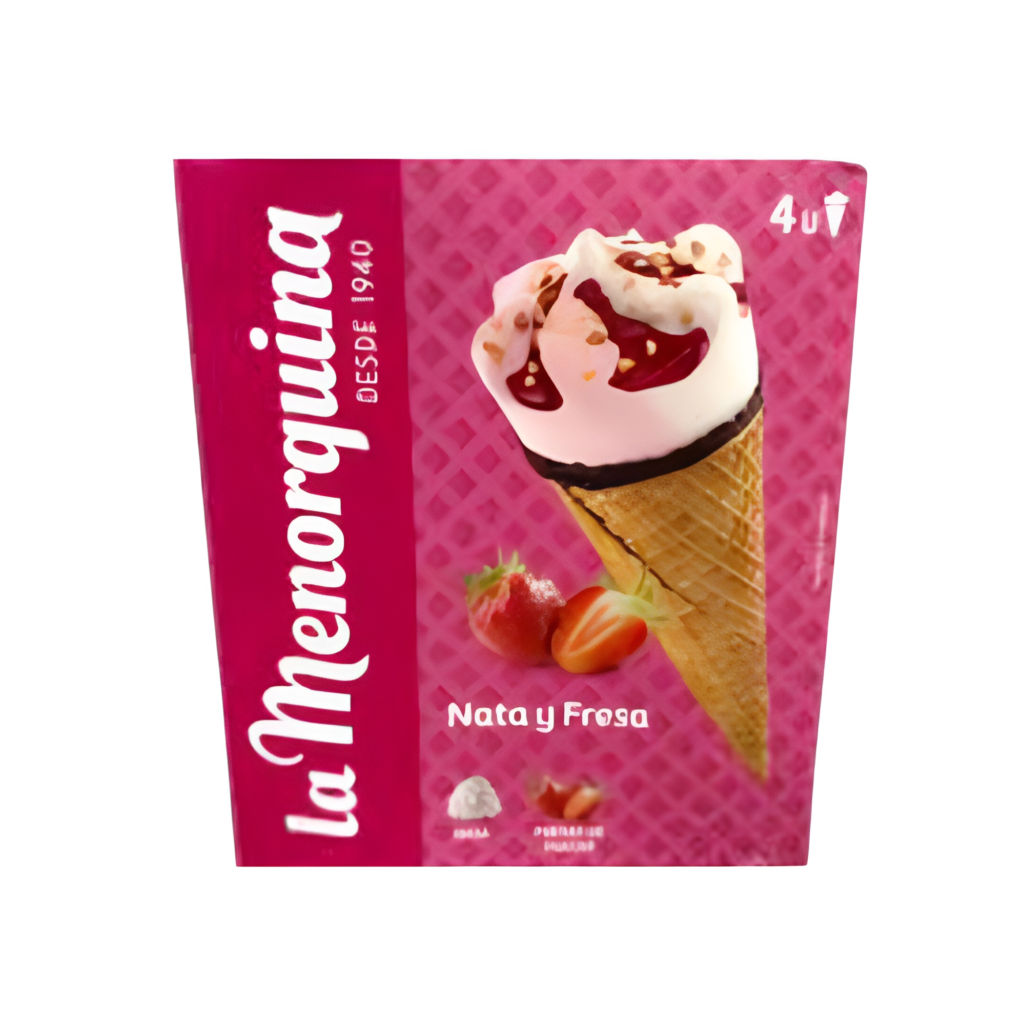La Menorquina Nata E Morango 4X260