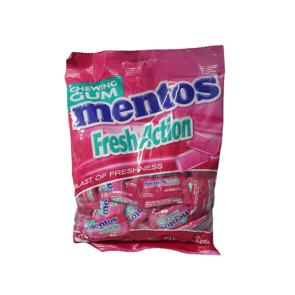 Mentos Fresh Action Cherry Mint 147Gr