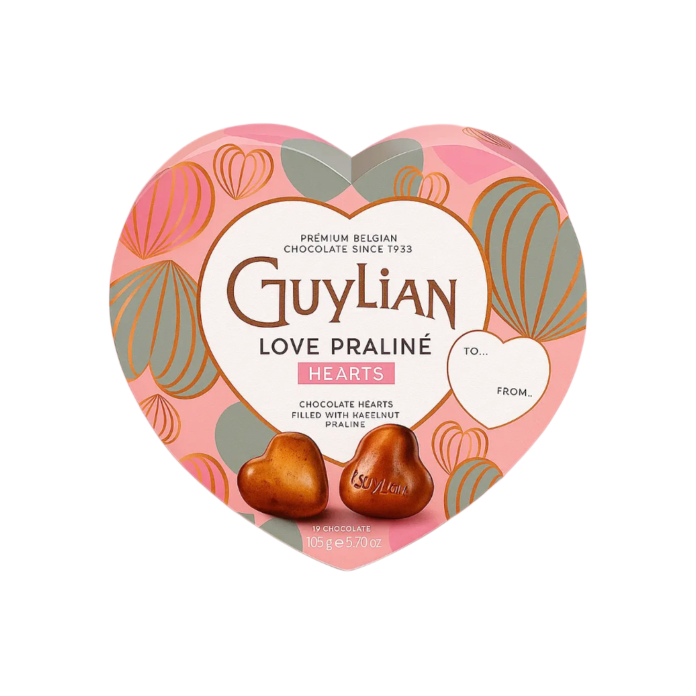 Guylian Love Praline Heart Bombons 105g