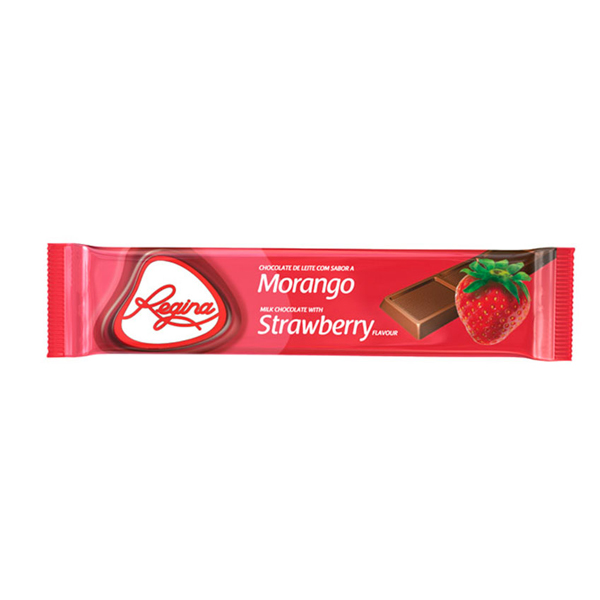 Regina Chocolate Leite C/Sabor Morango 20g