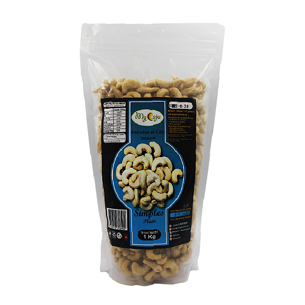 Amendoa De Caju Inteira Simples 1kg
